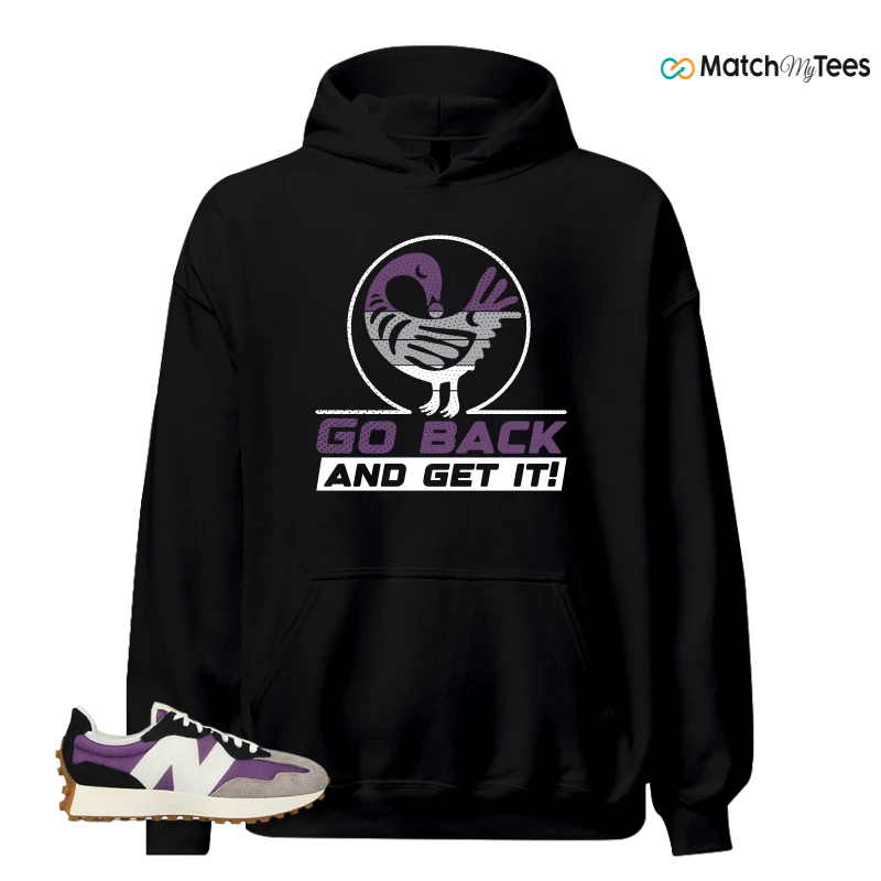 NEW BALANCE 327 PURPLE WHITE (WOMEN'S) SNEAKER Matching Tees hoodie