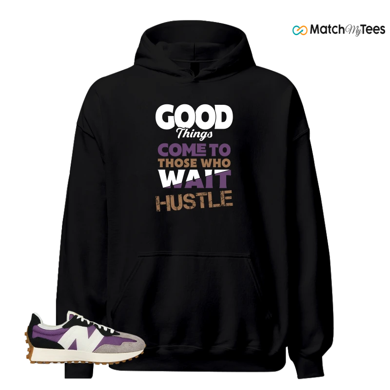 NEW BALANCE 327 PURPLE WHITE (WOMEN'S) SNEAKER Matching Tees hoodie