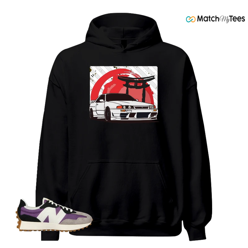 NEW BALANCE 327 PURPLE WHITE (WOMEN'S) SNEAKER Matching Tees hoodie