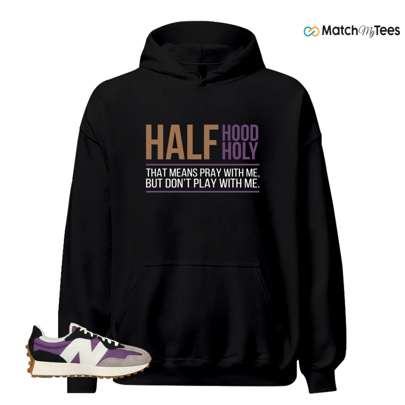 NEW BALANCE 327 PURPLE WHITE (WOMEN'S) SNEAKER Matching Tees hoodie