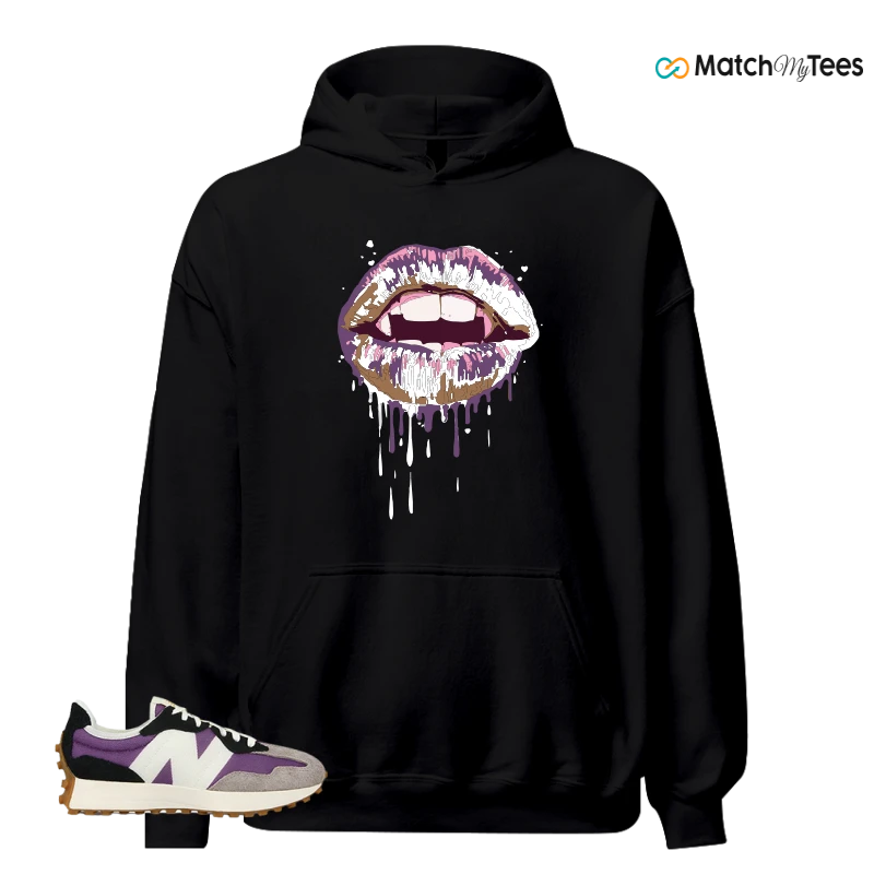 NEW BALANCE 327 PURPLE WHITE (WOMEN'S) SNEAKER Matching Tees hoodie