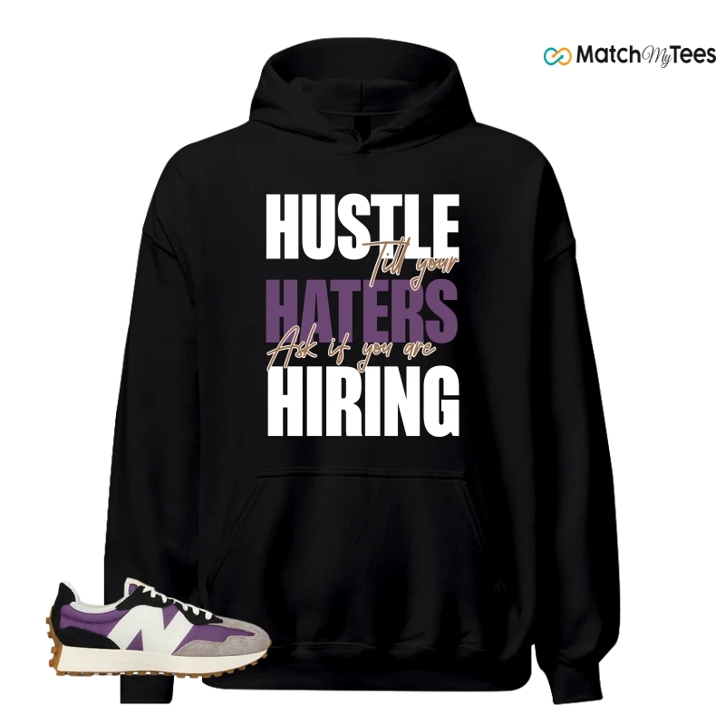 NEW BALANCE 327 PURPLE WHITE (WOMEN'S) SNEAKER Matching Tees hoodie