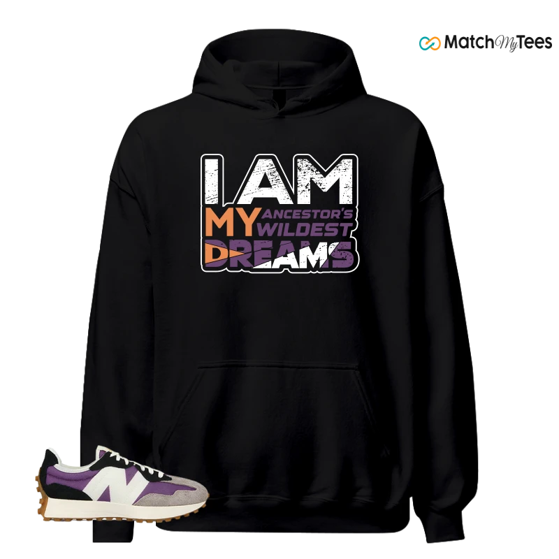 NEW BALANCE 327 PURPLE WHITE (WOMEN'S) SNEAKER Matching Tees hoodie
