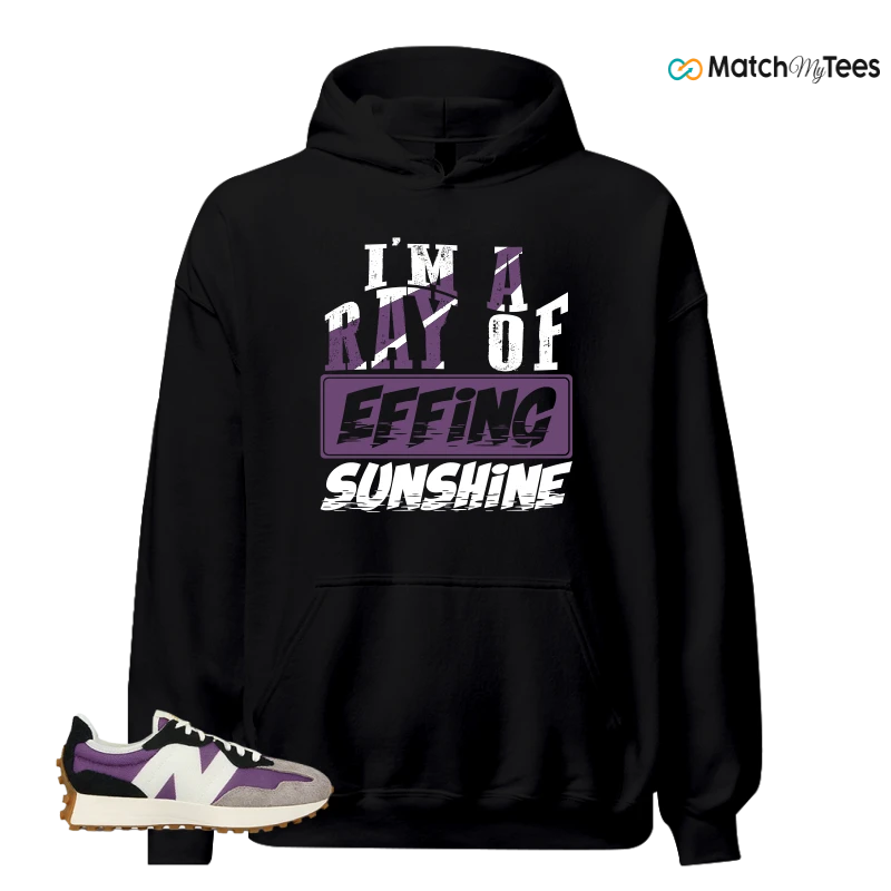 NEW BALANCE 327 PURPLE WHITE (WOMEN'S) SNEAKER Matching Tees hoodie