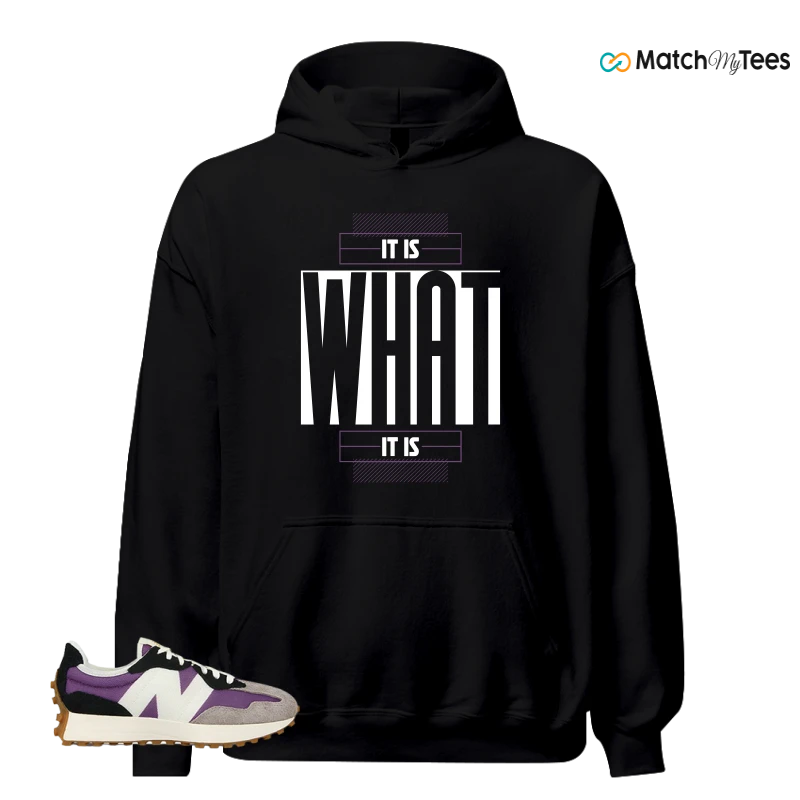 NEW BALANCE 327 PURPLE WHITE (WOMEN'S) SNEAKER Matching Tees hoodie