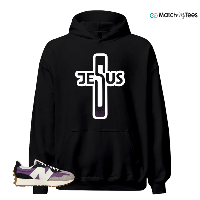 NEW BALANCE 327 PURPLE WHITE (WOMEN'S) SNEAKER Matching Tees hoodie