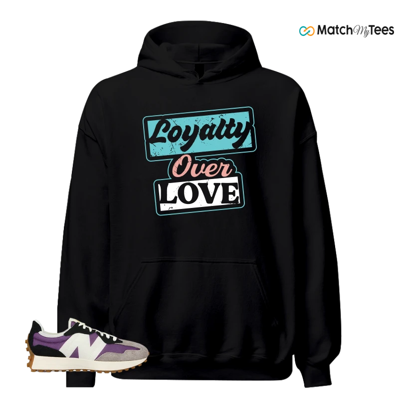 NEW BALANCE 327 PURPLE WHITE (WOMEN'S) SNEAKER Matching Tees hoodie