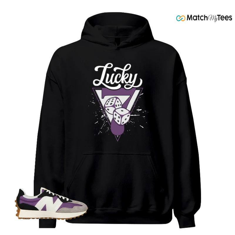 NEW BALANCE 327 PURPLE WHITE (WOMEN'S) SNEAKER Matching Tees hoodie