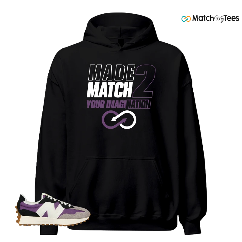 NEW BALANCE 327 PURPLE WHITE (WOMEN'S) SNEAKER Matching Tees hoodie