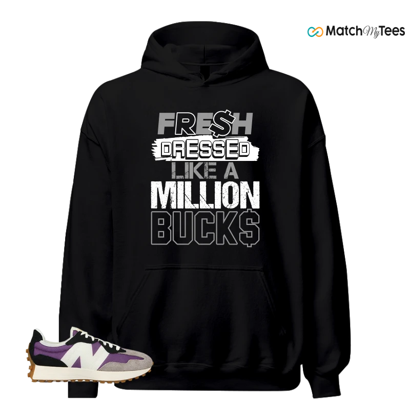 NEW BALANCE 327 PURPLE WHITE (WOMEN'S) SNEAKER Matching Tees hoodie