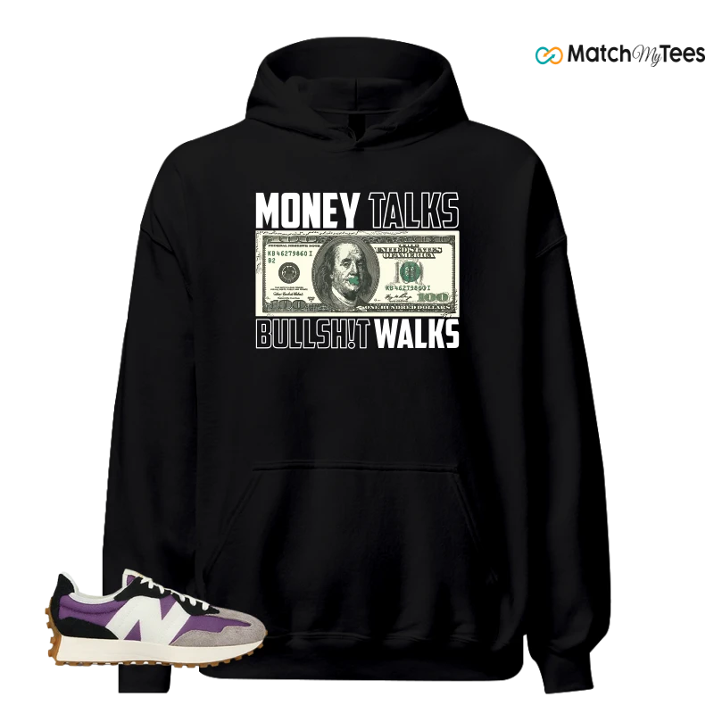 NEW BALANCE 327 PURPLE WHITE (WOMEN'S) SNEAKER Matching Tees hoodie