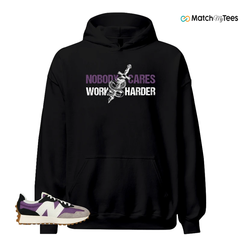 NEW BALANCE 327 PURPLE WHITE (WOMEN'S) SNEAKER Matching Tees hoodie