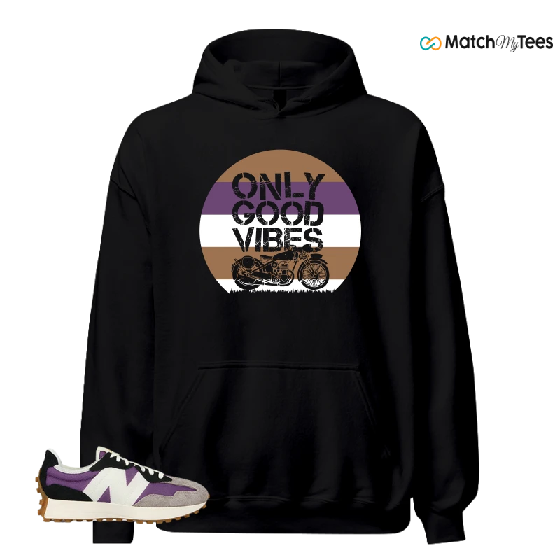 NEW BALANCE 327 PURPLE WHITE (WOMEN'S) SNEAKER Matching Tees hoodie