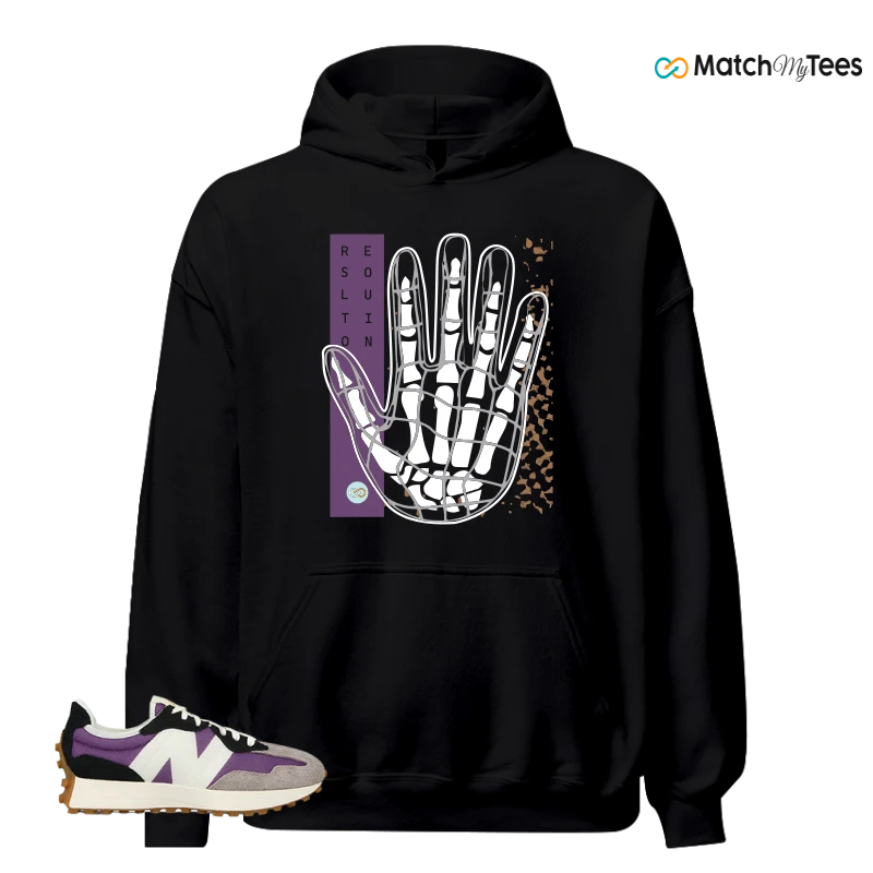 NEW BALANCE 327 PURPLE WHITE (WOMEN'S) SNEAKER Matching Tees hoodie