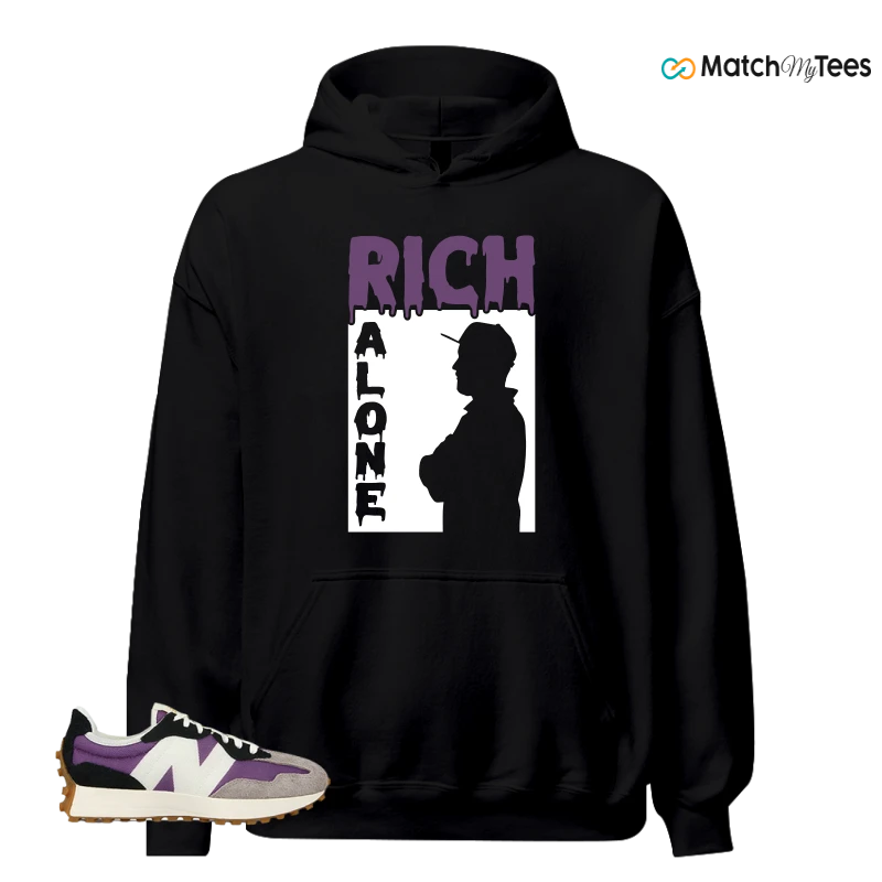NEW BALANCE 327 PURPLE WHITE (WOMEN'S) SNEAKER Matching Tees hoodie