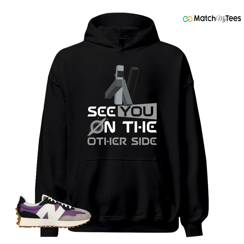 NEW BALANCE 327 PURPLE WHITE (WOMEN'S) SNEAKER Matching Tees hoodie