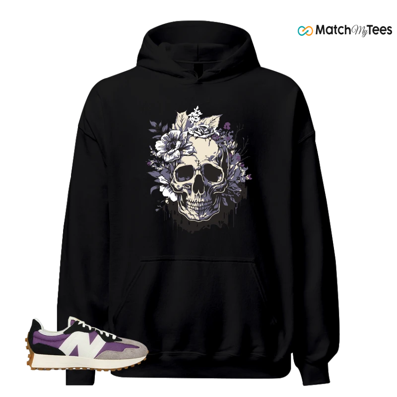 NEW BALANCE 327 PURPLE WHITE (WOMEN'S) SNEAKER Matching Tees hoodie