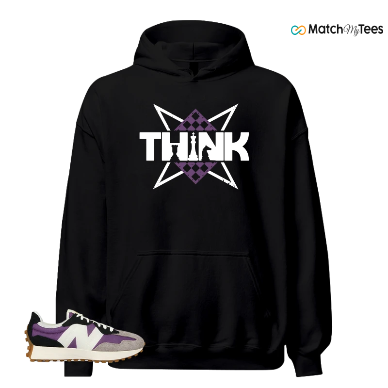 NEW BALANCE 327 PURPLE WHITE (WOMEN'S) SNEAKER Matching Tees hoodie
