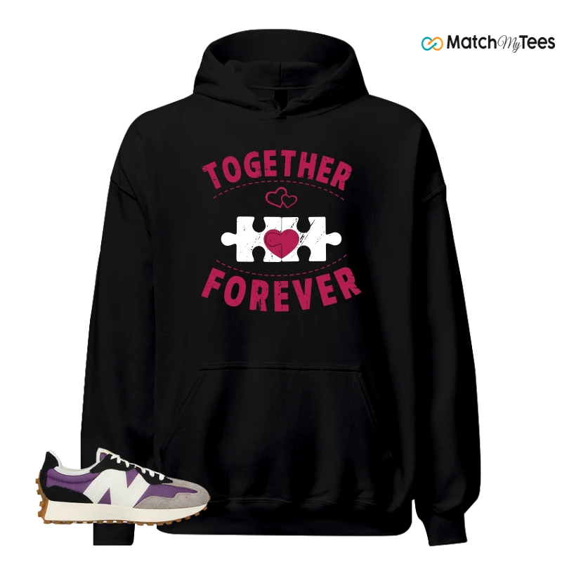 NEW BALANCE 327 PURPLE WHITE (WOMEN'S) SNEAKER Matching Tees hoodie