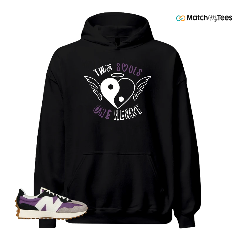NEW BALANCE 327 PURPLE WHITE (WOMEN'S) SNEAKER Matching Tees hoodie