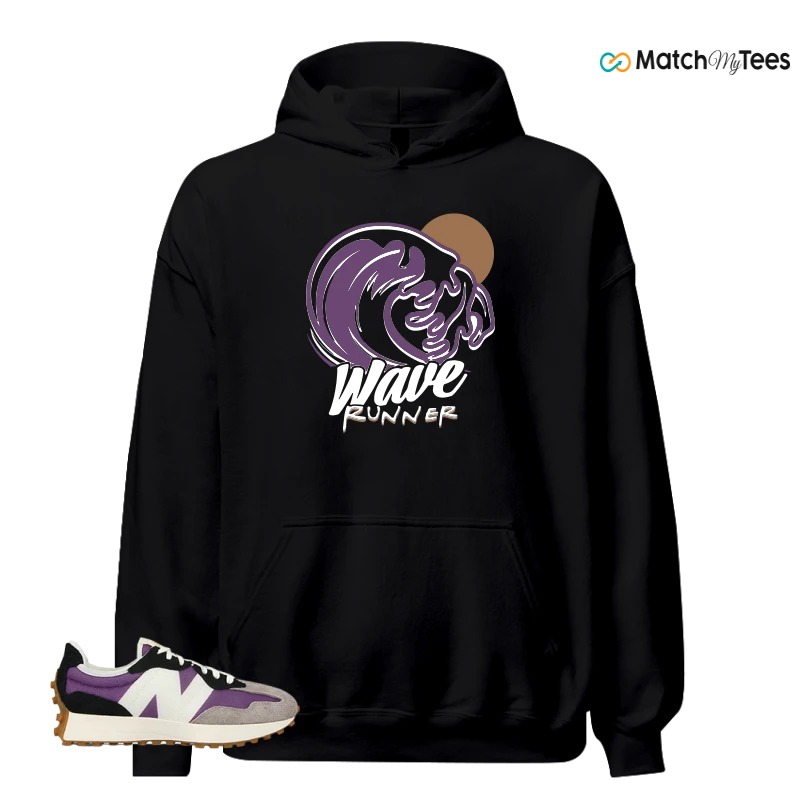NEW BALANCE 327 PURPLE WHITE (WOMEN'S) SNEAKER Matching Tees hoodie