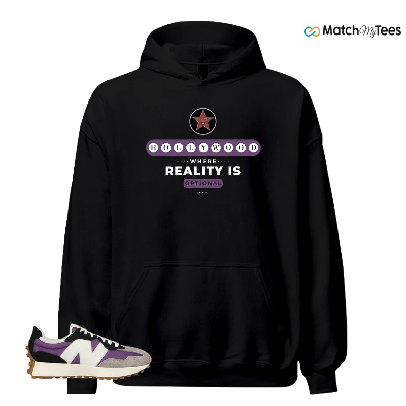 NEW BALANCE 327 PURPLE WHITE (WOMEN'S) SNEAKER Matching Tees hoodie