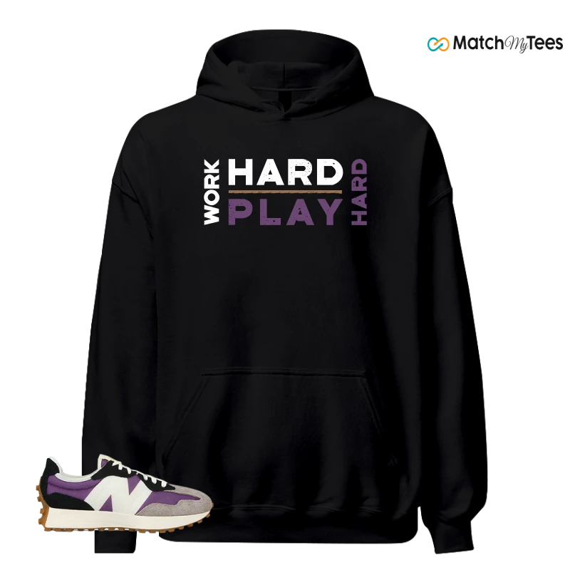 NEW BALANCE 327 PURPLE WHITE (WOMEN'S) SNEAKER Matching Tees hoodie