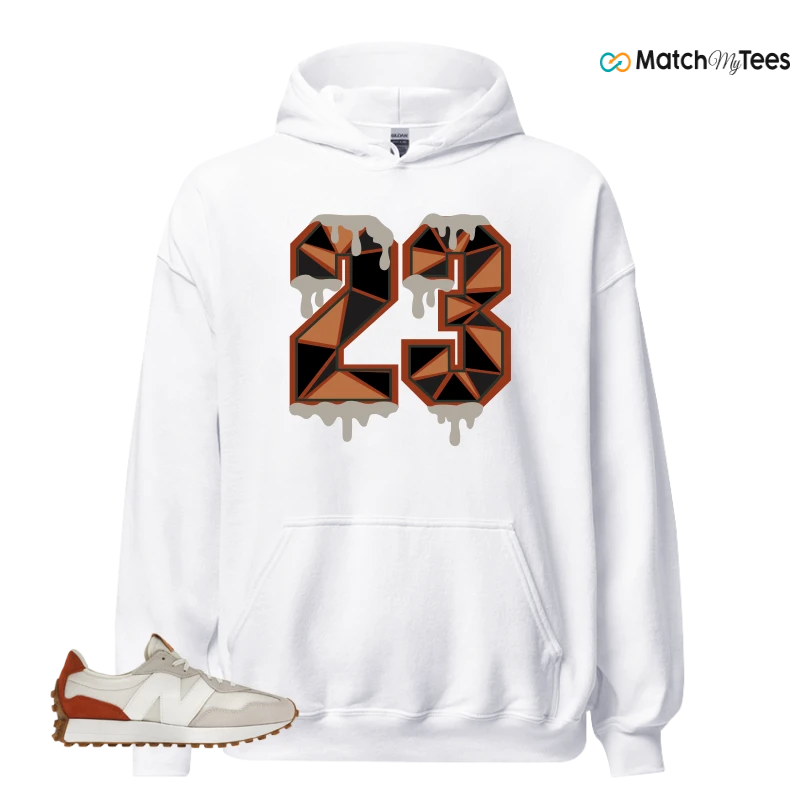 NEW BALANCE 327 SEA SALT RUST OXIDE (WOMEN'S) SNEAKER Matching Tees hoodie