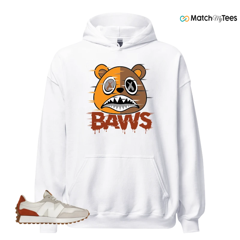NEW BALANCE 327 SEA SALT RUST OXIDE (WOMEN'S) SNEAKER Matching Tees hoodie
