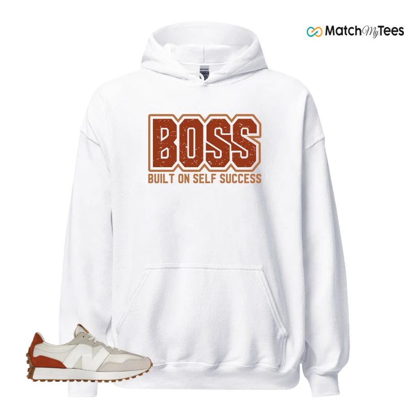 NEW BALANCE 327 SEA SALT RUST OXIDE (WOMEN'S) SNEAKER Matching Tees hoodie
