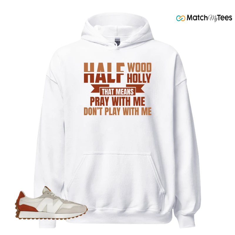 NEW BALANCE 327 SEA SALT RUST OXIDE (WOMEN'S) SNEAKER Matching Tees hoodie