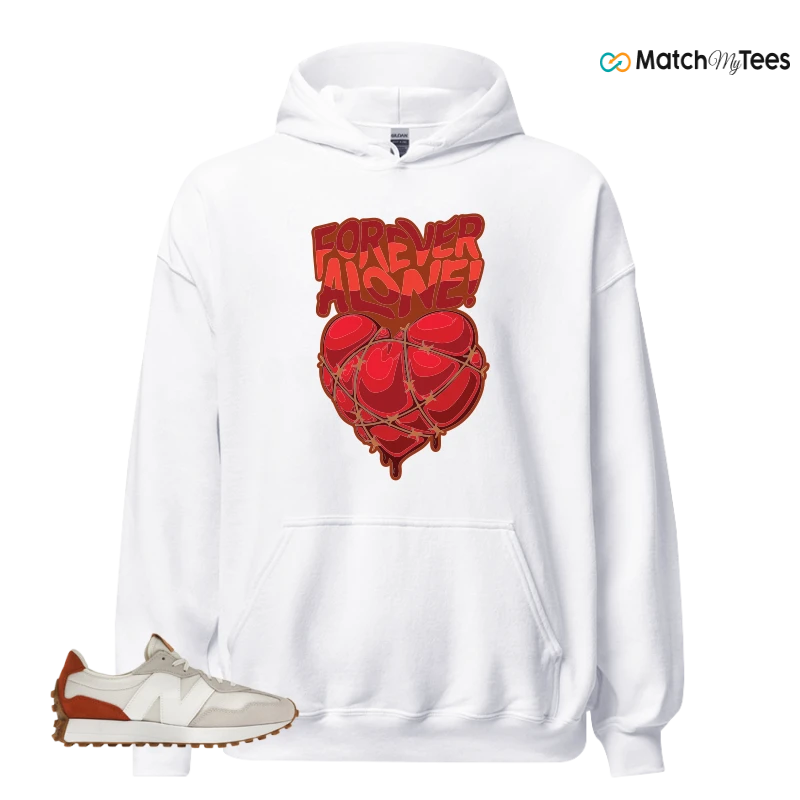 NEW BALANCE 327 SEA SALT RUST OXIDE (WOMEN'S) SNEAKER Matching Tees hoodie