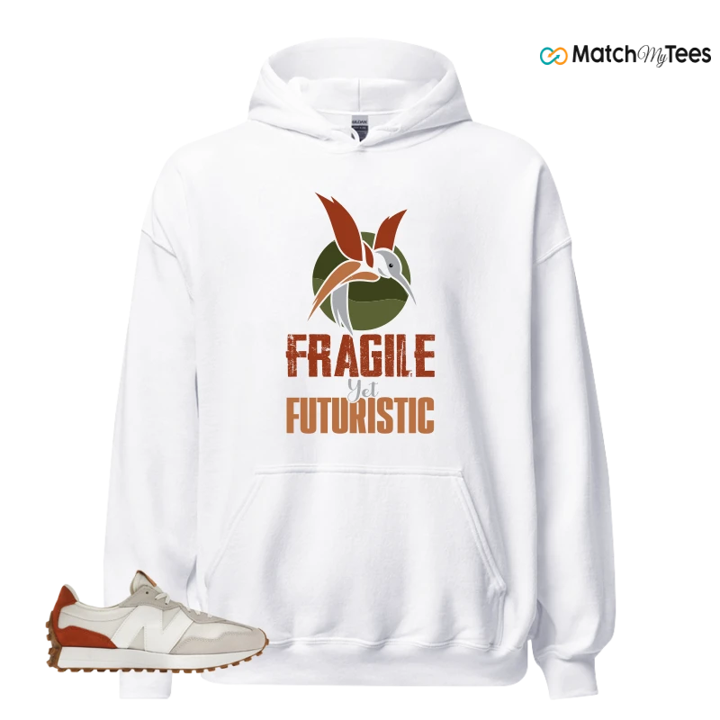 NEW BALANCE 327 SEA SALT RUST OXIDE (WOMEN'S) SNEAKER Matching Tees hoodie