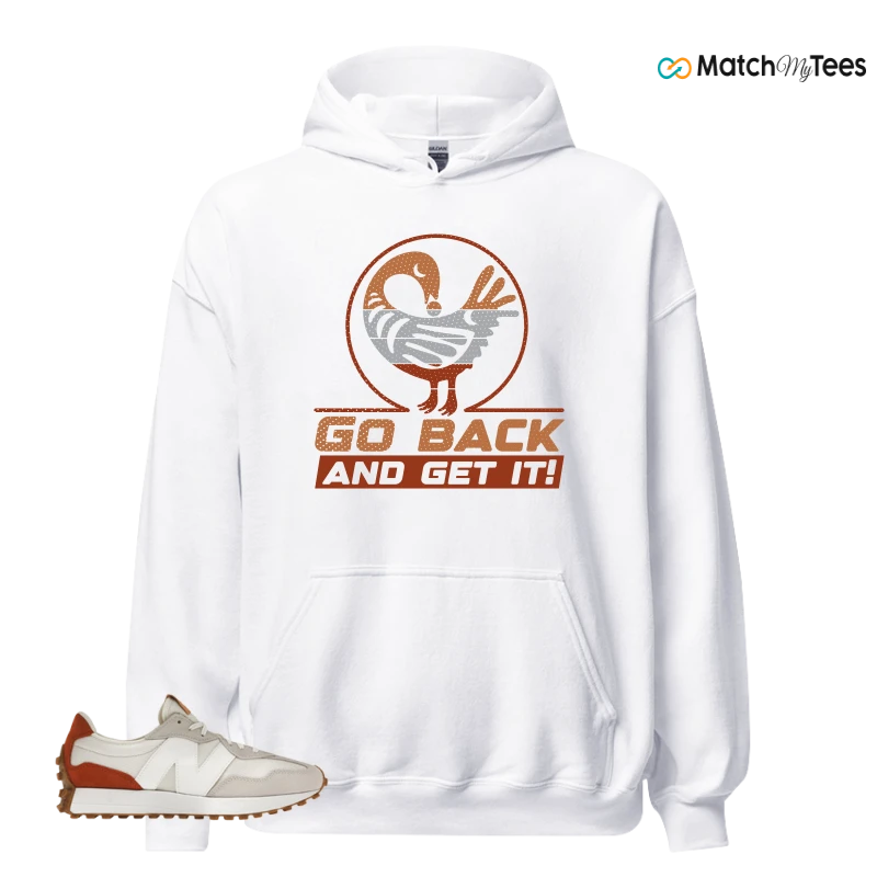 NEW BALANCE 327 SEA SALT RUST OXIDE (WOMEN'S) SNEAKER Matching Tees hoodie