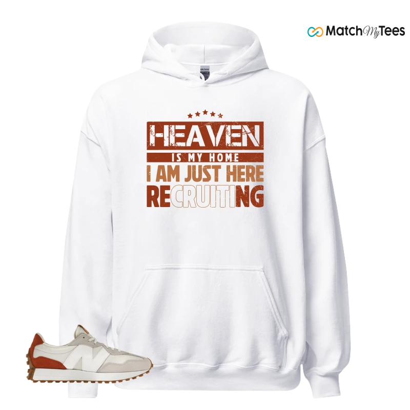 NEW BALANCE 327 SEA SALT RUST OXIDE (WOMEN'S) SNEAKER Matching Tees hoodie