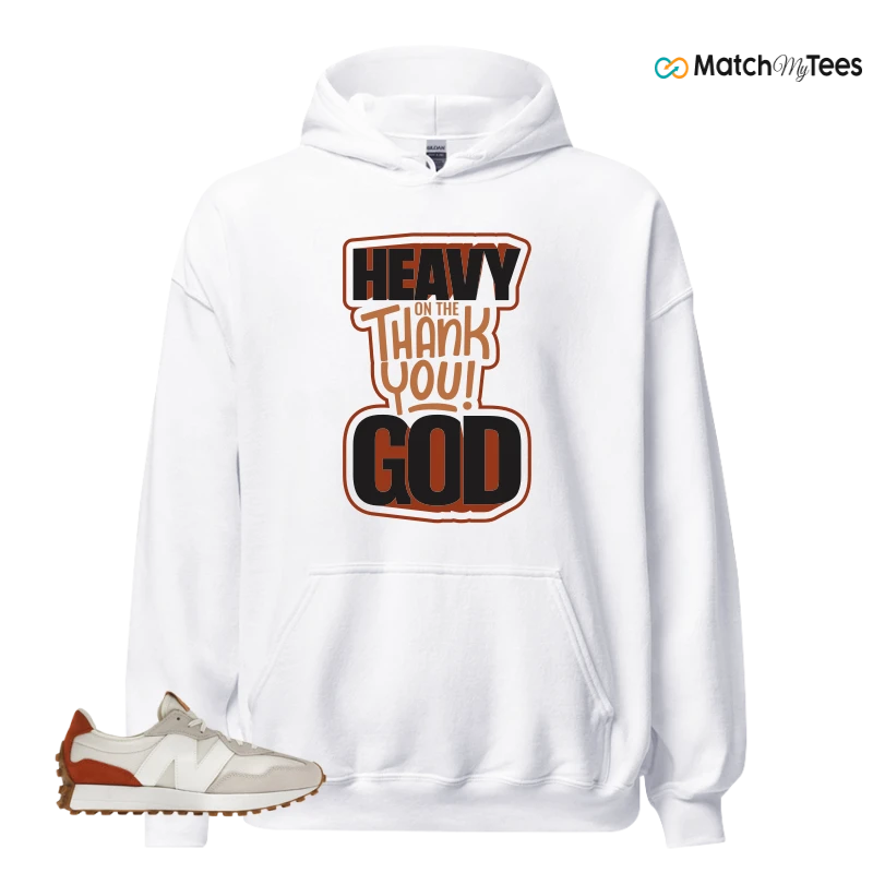 NEW BALANCE 327 SEA SALT RUST OXIDE (WOMEN'S) SNEAKER Matching Tees hoodie