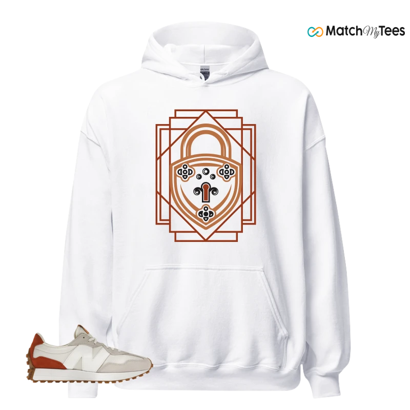 NEW BALANCE 327 SEA SALT RUST OXIDE (WOMEN'S) SNEAKER Matching Tees hoodie