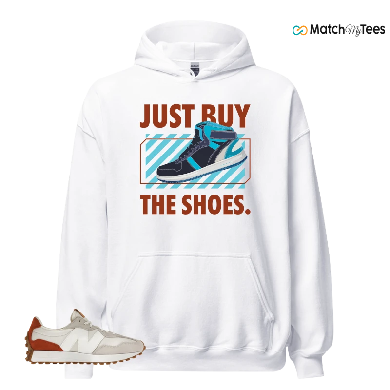 NEW BALANCE 327 SEA SALT RUST OXIDE (WOMEN'S) SNEAKER Matching Tees hoodie