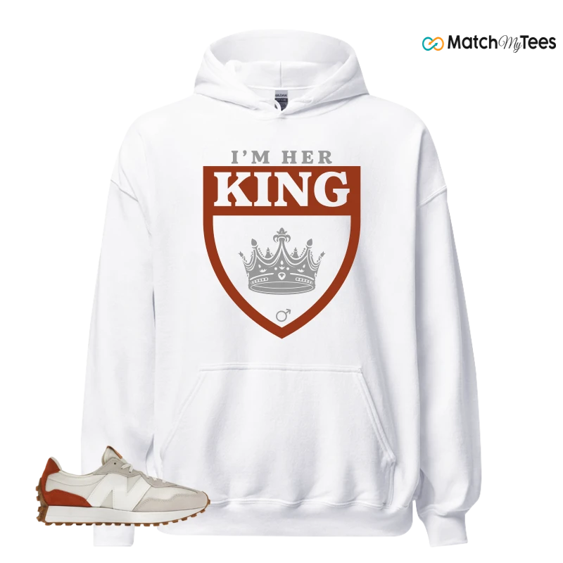 NEW BALANCE 327 SEA SALT RUST OXIDE (WOMEN'S) SNEAKER Matching Tees hoodie