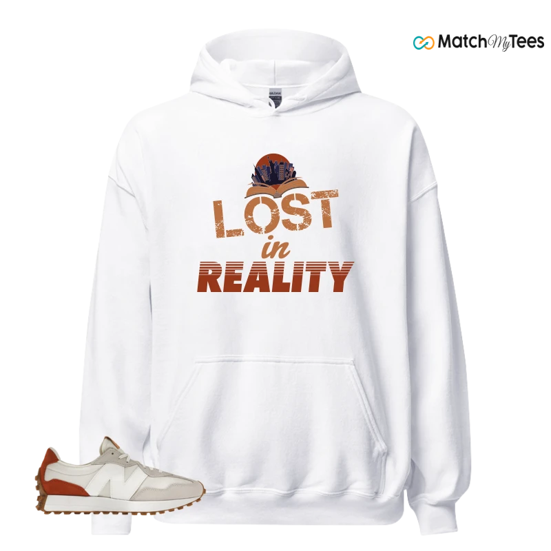 NEW BALANCE 327 SEA SALT RUST OXIDE (WOMEN'S) SNEAKER Matching Tees hoodie