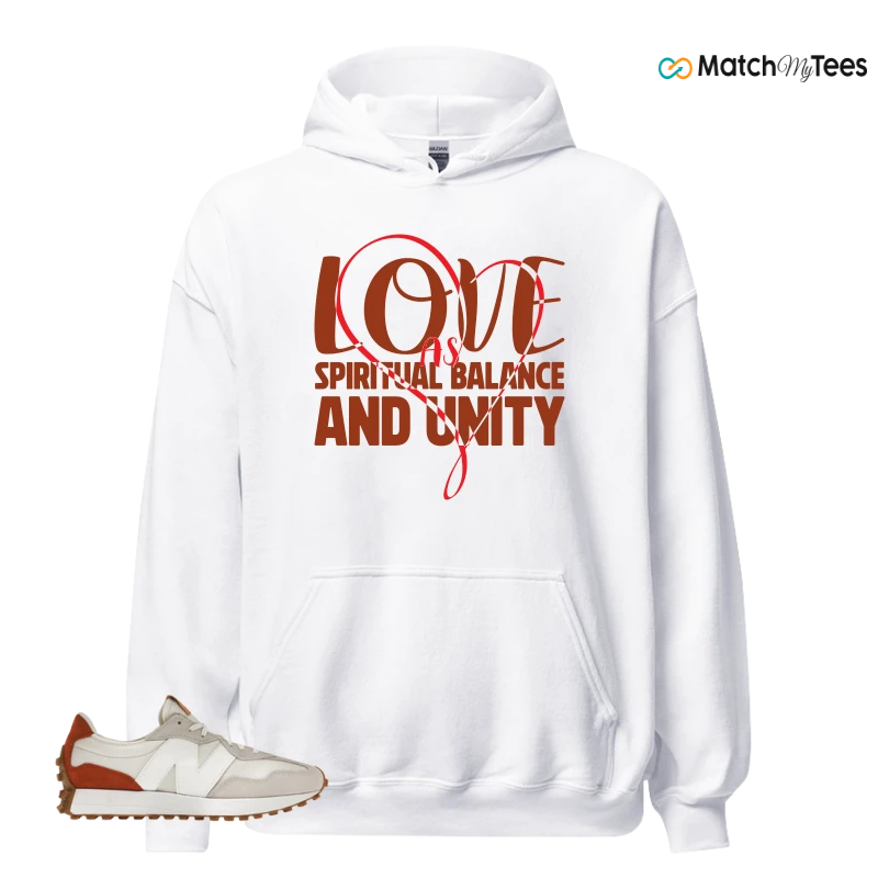 NEW BALANCE 327 SEA SALT RUST OXIDE (WOMEN'S) SNEAKER Matching Tees hoodie