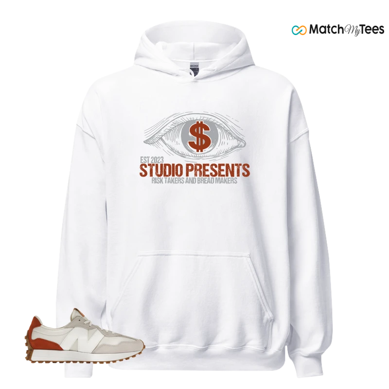 NEW BALANCE 327 SEA SALT RUST OXIDE (WOMEN'S) SNEAKER Matching Tees hoodie