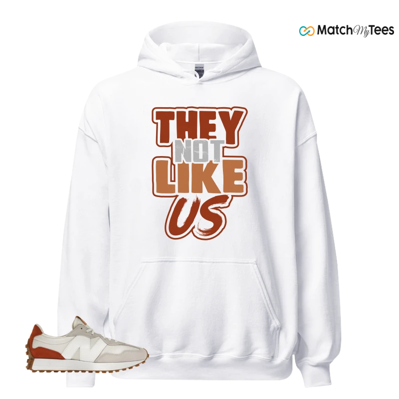 NEW BALANCE 327 SEA SALT RUST OXIDE (WOMEN'S) SNEAKER Matching Tees hoodie