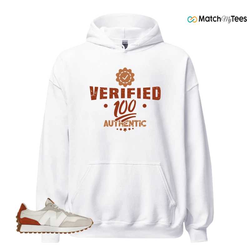 NEW BALANCE 327 SEA SALT RUST OXIDE (WOMEN'S) SNEAKER Matching Tees hoodie