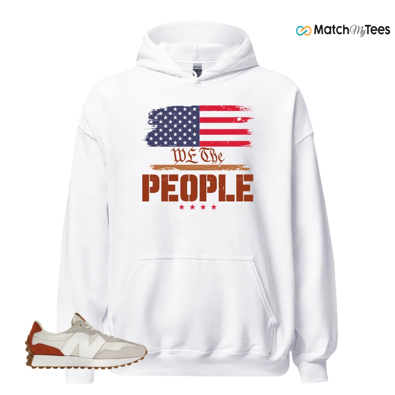 NEW BALANCE 327 SEA SALT RUST OXIDE (WOMEN'S) SNEAKER Matching Tees hoodie