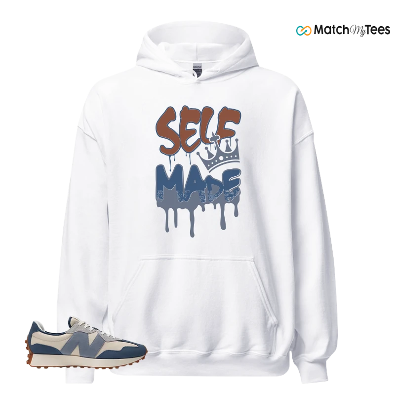 NEW BALANCE 327 VINTAGE INDIGO ARCTIC GREY SNEAKER Matching Tees Hoodie for Men