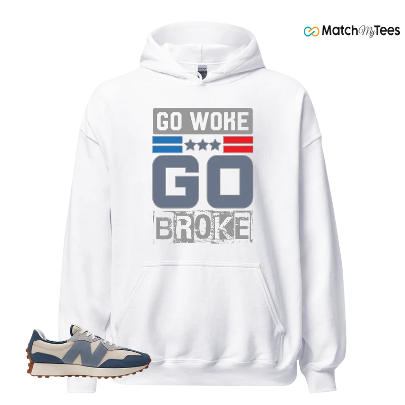 NEW BALANCE 327 VINTAGE INDIGO ARCTIC GREY SNEAKER Matching Tees hoodie
