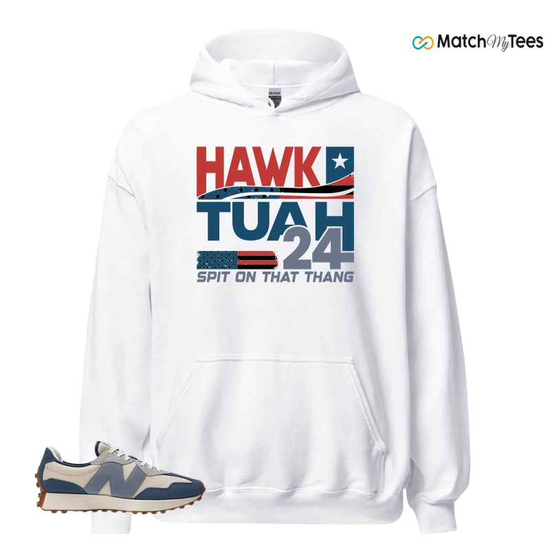 NEW BALANCE 327 VINTAGE INDIGO ARCTIC GREY SNEAKER Matching Tees hoodie