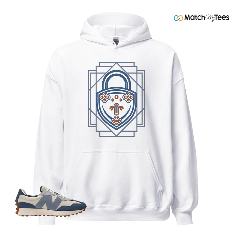 NEW BALANCE 327 VINTAGE INDIGO ARCTIC GREY SNEAKER Matching Tees hoodie