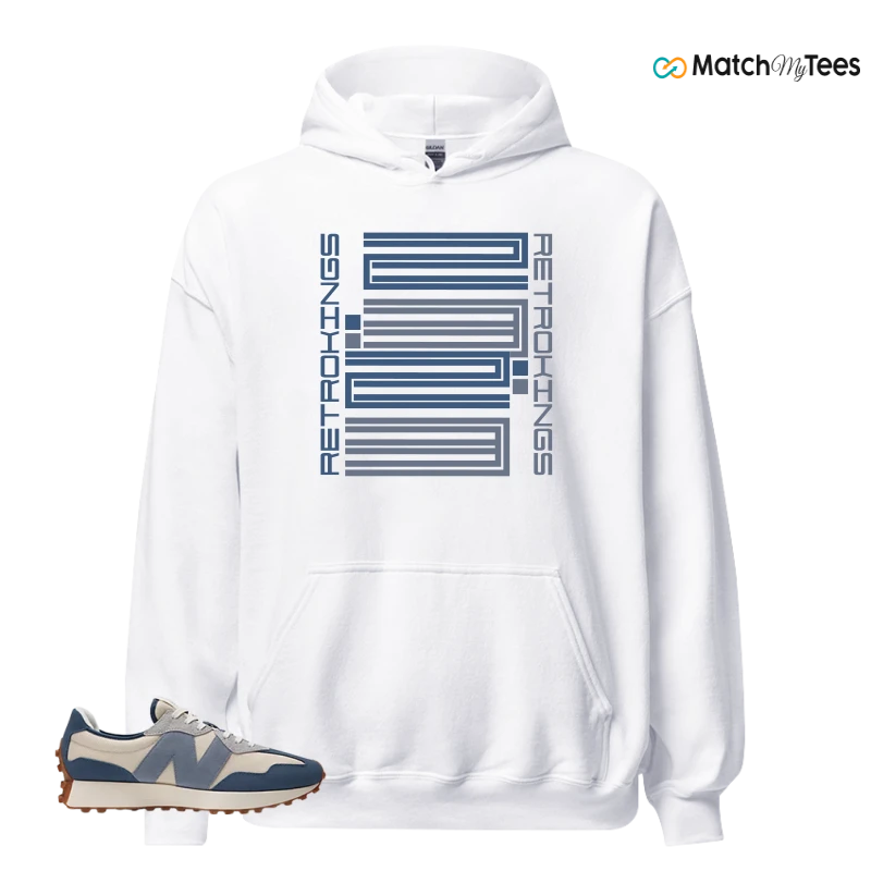 NEW BALANCE 327 VINTAGE INDIGO ARCTIC GREY SNEAKER Matching Tees hoodie
